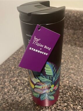 Starbucks American Sign Language ASL Hand Movements 16 oz Tumbler Yiqiao Wang